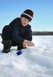 Boy Ice Fishing