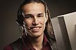 Stock Photo : Centre Stock Photography: Call Centre Worker