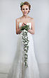 Stock Photo : Wreath Stock Image: Floristry - Lovely Bride Blond With Bouquet Of Fresh Tender Flowers - Series Of Photos