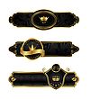 Black-gold Decorative Frames