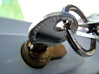 Stock Photo : Security Stock Photography: Key Inserted Into Lock