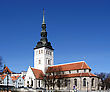Stock Photo : Tallinn Stock Photography: Old Church Is Located In The Historical Center Tallinn