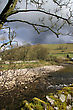River Wharfe Kettlewell Yorkshire England - stock photography