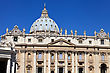 Stock Photo : Italy Pictures: Saint Peter Cathedral. Vatican. Rome. Europe.
