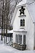 Waterloo, Quebec, Canada; House In Winter - stock photography